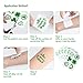 46Pcs St. Patrick's Day Accessories Set Party Supplies with Shamrock Tattoos, Green Mustaches, Hair Hoop, Glasses, Horn and Bow Tie