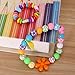 FairyStar DIY Colorful Acrylic Beads Toy for Jewelry Making Necklace and Bracelets Crafts Colorful Bohe Bohemian Style for Kids Girls Gift
