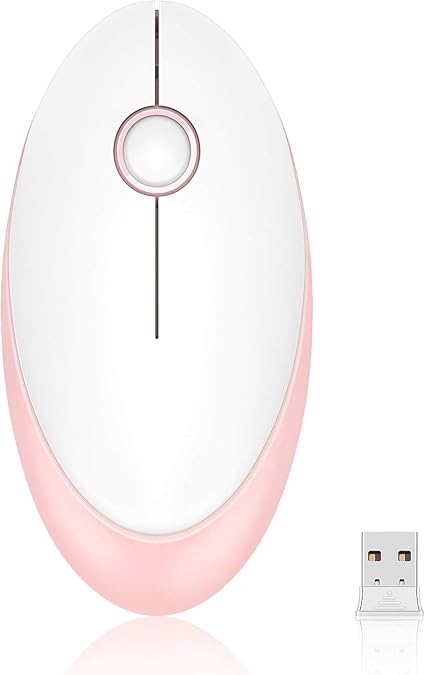 Amazon Seenda ワイヤレスマウス 2 4g 超薄型 静音光学マウス Usbレシーバー付き かわいいコンピュータマウス ノートパソコン Macbook デスクトップ Pc ノートブック用 ピンク Wgsb 035 Seenda マウス 通販