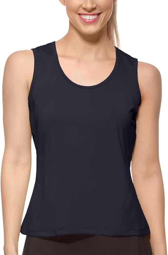 Fila Women's Core Full Coverage Tennis Tank Shirt Blue Amazon.co