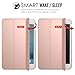 MoKo Case Fit New iPad Mini 5 2019/Mini 4 2015 (5th/4th Generation 7.9 Inch), Slim Lightweight Smart Shell Stand Cover with Translucent Frosted Back Protector, with Auto Wake/Sleep, Rose Gold