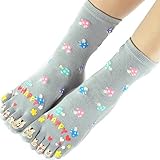 Women Toe Socks Funky Finger Socks Cute Cartoon Cotton Socks