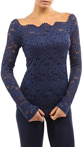 Amazon Co Jp Kluma シャツ レース レディース セクシー きれいめ シースルー ブラウス 透け 薄手 長袖 トップス カジュアル インナー エレガンス 大人 結婚式 二次会 プレゼント ホビー 通販