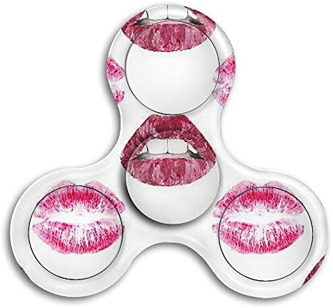 Sexy Lips Tri-Spineer Hand Fidget Hand Spinner Spinner Finger Toys Fast Bearing ADHD Focus Anxiety Relief