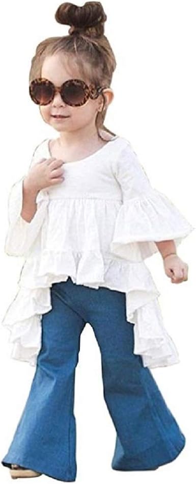 baby girl flare pants