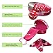 MyEyeglassCase Hard Sunglasses Cases for Large to oversized frames with cleaning cloth (AS179 Peonies)