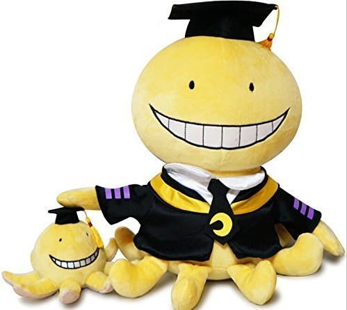 Assassination Classroom Cute Plush Dolls Korosensei + Octopus Stuffed Toys Doll 2 Pcs by Cordelia