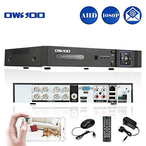 OWSOO 8CH H.264 Full 1080N(9601080) P2P Network DVR CCTV Security Phone Control Motion Detection Email Alarm for Surveillance Camera