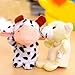 CARESHINE 10PCS Animals Finger Puppet Toy Plush Toys Kids Toy Elephant, Rabbit, Duck, Cow, Dog, Panda, Bear, Mouse, Frog, Hippos