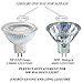 Energy-SL Waterproof Glass Cover MR16 LED 5W(50W Halogen Bulbs Equivalent Replacement) Recessed Downlight LED Light Bulbs 12V 4200K Daylight White CRI 80+ 450 Lumen LED Spotlight Pack of 10