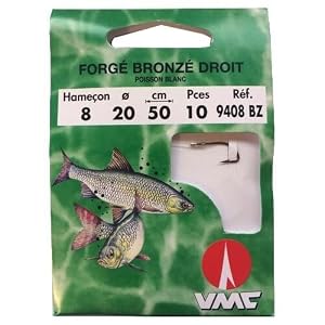 Vmc – Hameçon Rivière Forgé Bronzé Droit Vendu Par 10