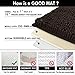 MAYSHINE Plush Shaggy Chenille Bath Mat | Extra Soft, Super Absorbent, Non-Slip Bathroom Rug | Fluffy Microfiber, Area Rug Sets for Bathroom Floor, Kitchen, Living Room | 59
