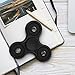 Tri-Spinner Fidget Toy With Premium Hybrid Ceramic Bearing, AIRWALKS Best Stress Reducer Relieves ADHD Anxiety and Boredom, Spins up to 1-5 min Non-3D (Black)