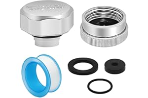 Langina 1PCS Vacuum Breaker Replacement Kit (Fine Thread), ASSE 1019-A Vacuum Breaker Repair Kit, Anti siphon Valve Repair kit, Ｏutdoor Faucet Repair kit with 3/4" GHT Garden Hose End Cap