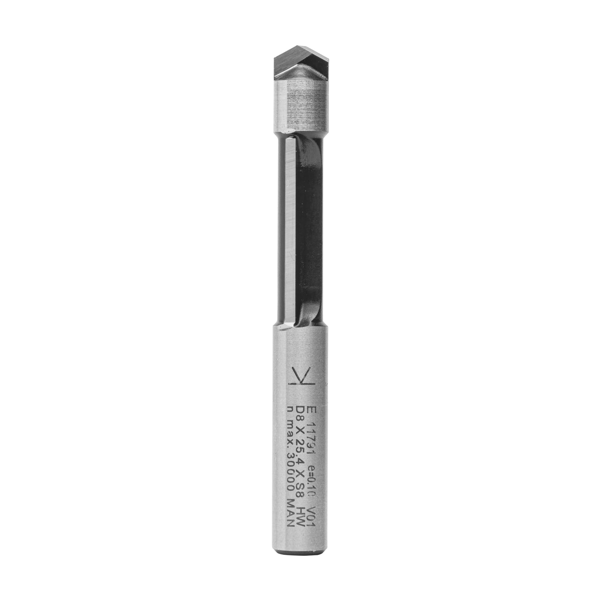 ENT 11791 Pierce Cutter and Trim Cutter TC Shank (S) 8 mm, Diameter (D) 8 mm, NL 25,4 mm, SL 32 mm, GL 73 mm