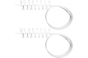 HOMFANSEEC 2Pcs Washing Machine Cleaning Brush, Durable Nylon Rolling Washing Machine Cleaning Brush for Household Use(White)