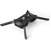 SMALLRIG Quick Release Plate for Arca-Type with Foldable Quadruped Support | 44.1lb (20kg) load capacity, fits lenses up to 5.9in (15cm), anti-twist non-slip design.