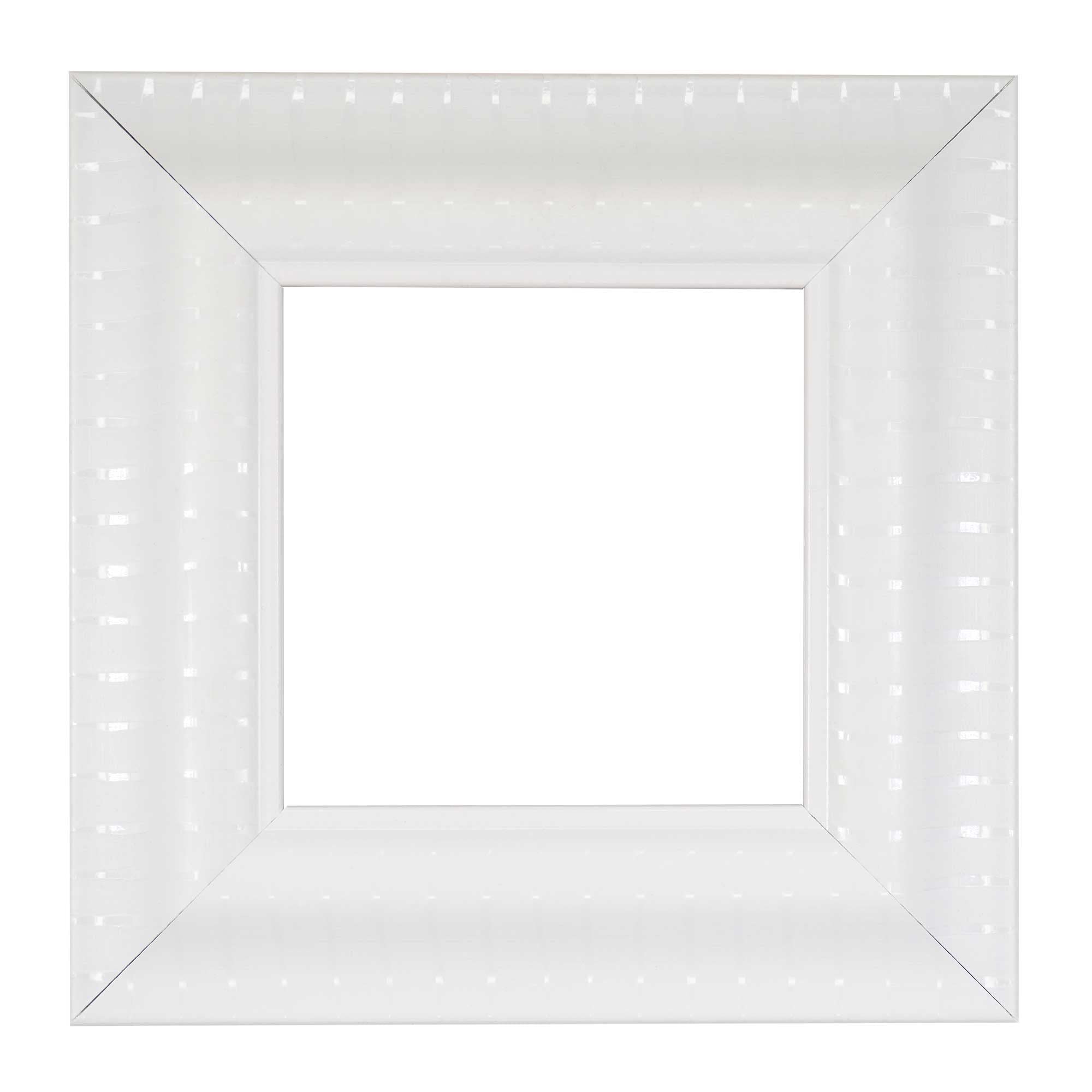 ElekTek Decorative Switch Surround Frame Cover Finger Plate Verona White Stripe — image 1