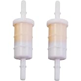 Heurofosh 879885Q Inline Fuel Filter for Mariner 4 Stroke EFI 30-350 HP | 2PCS, Compatible with Yamaha 3 Cyl 40 HP, 4 Cyl 40 50 60 135 150 175 HP, 6 Cyl 200 225 250 275 300 HP, Replace Sierra 18-7718