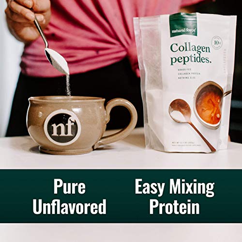 Natural Force Clean Collagen Peptides Powder Tested for Toxins