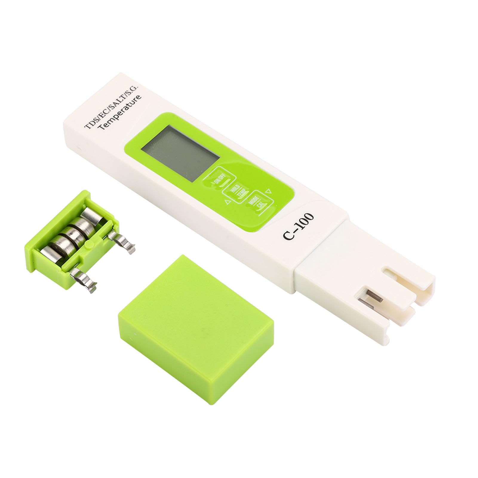 TOPINCN C-100 5 in 1 Salinity TDS EC Seawater Tester Multifunction Water Quality Tester with Backlight Instrumentation Multiparameter Meters