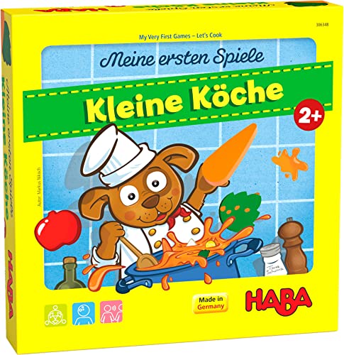 HABA 306348 - My First Games - Little Chefs, Game Collection from 2 Years, Made in Germany