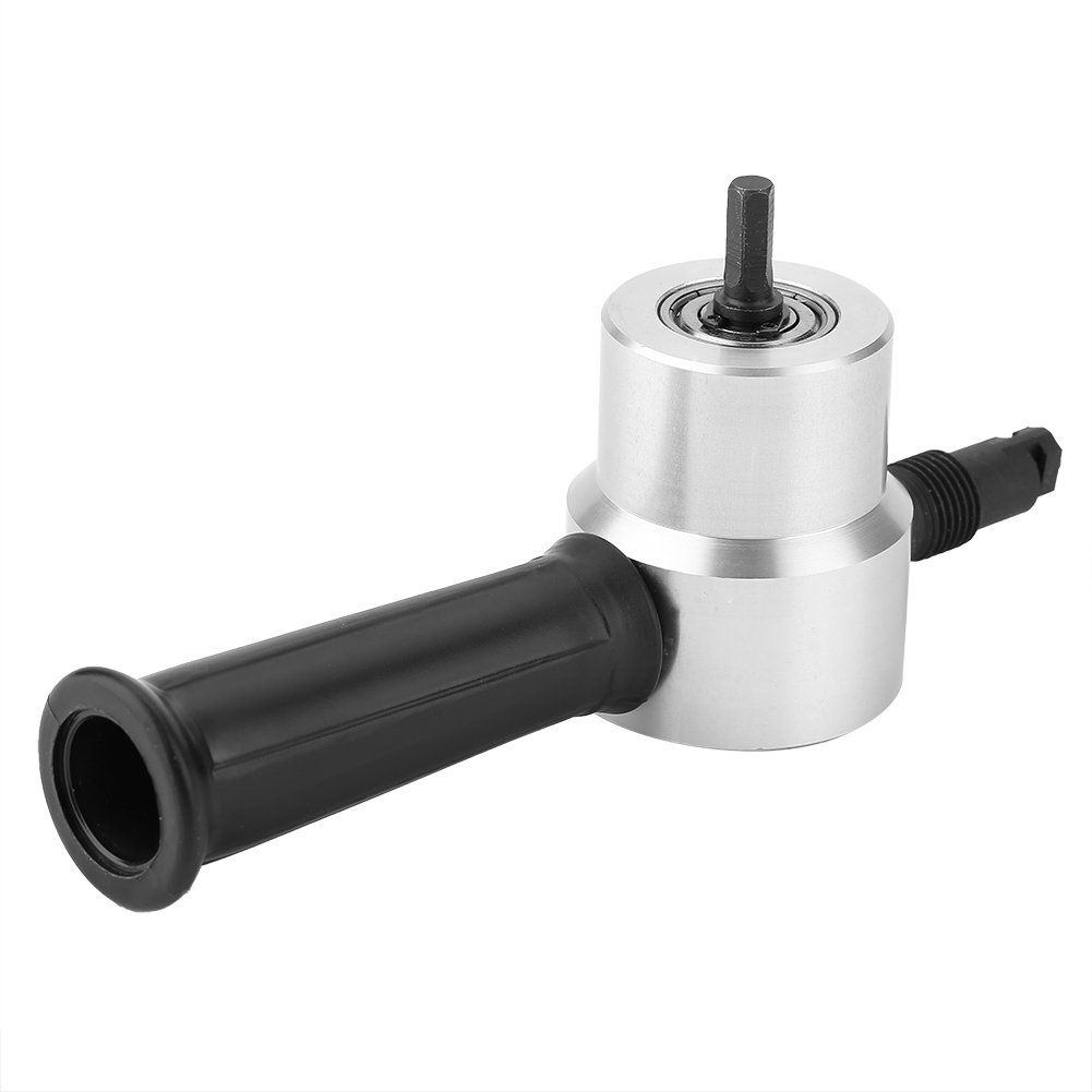 Metal Nibbler Cutter Multipurpose Portable Electric Double Head Metal Sheet Cutting Tool Hole Saw Drill Attachment