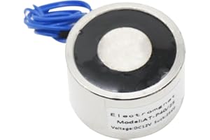 AIRTAK Electric Lifting Magnet Solenoid Holding Suction Electromagnet, 40 X 25mm DC12V 250N 55LB/25Kg