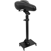 Yungeln Electric Scooter Seat Saddle,Adjustable Height Double Damping Comfortable Saddle Compatible with Ninebot Max G30 Electric Scooter
