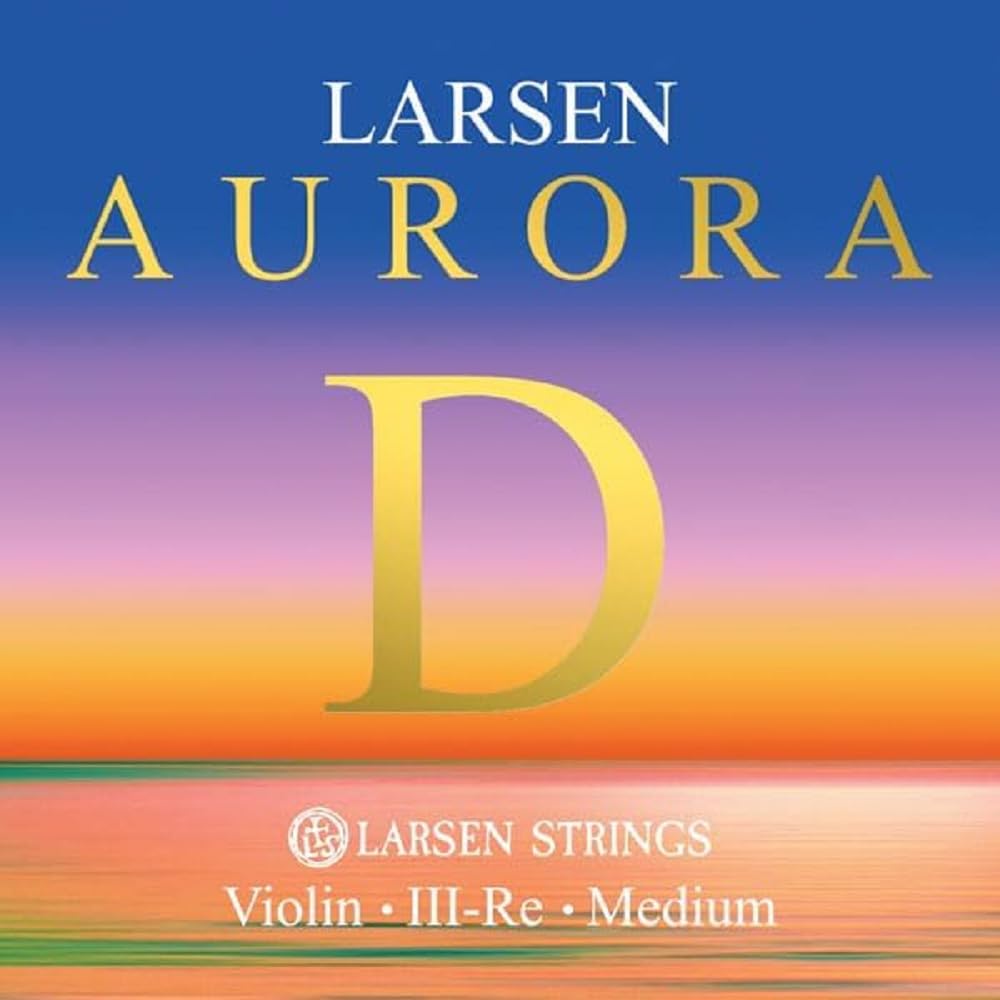 LARSEN STRINGS Aurora violin strings D aluminium 4/4 medium