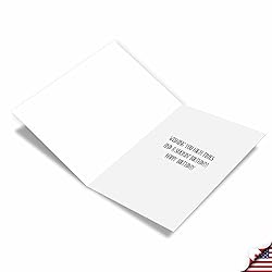 NobleWorks Funny Birthday Greeting Card with 5 x 7