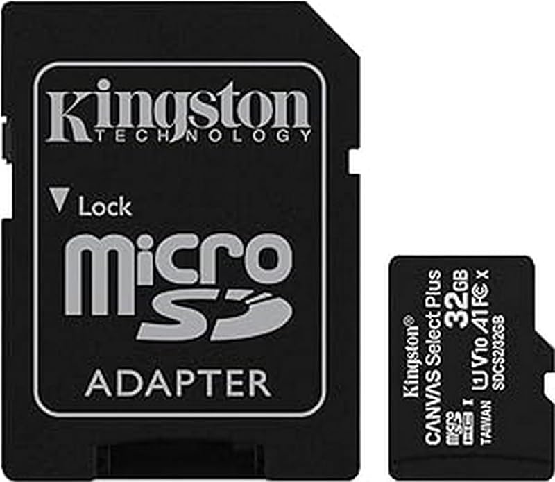 Kingston Canvas Select Plus microSD Card 32GB Class 10 SD Adapter Included