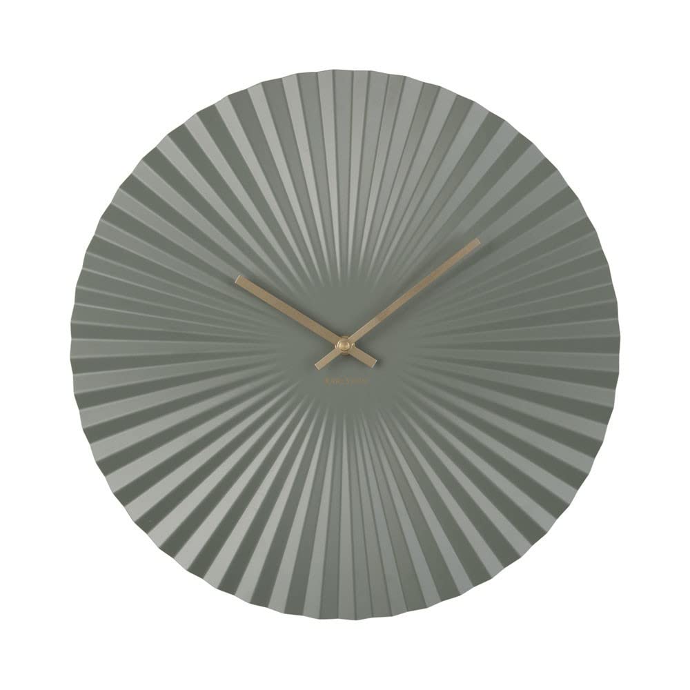Wall Clock Sensu Steel Jungle Green Diameter 40 cm Excl. 1 AA Battery