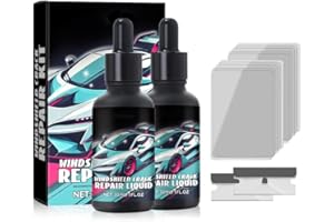 DZCKTFYGRT Upgrade Windshield Crack Repair Kit, 2025 New Cracks Gone Glass Repair Kit, Professional Windshield Chip Repair, for Daily Vehicle Maintenance, Car Glass Repair Tool (2pcs)