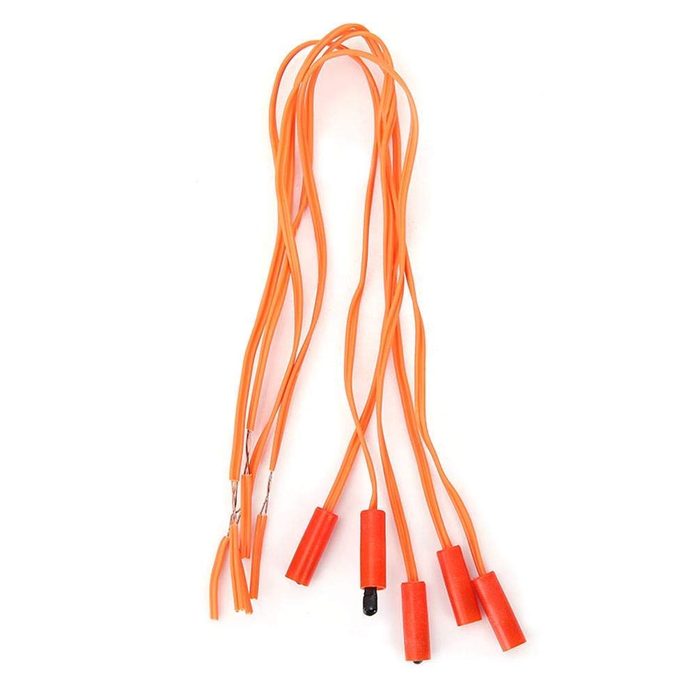 Nikou Firework Lgniter Cable, 50PC 30cm Electric Lgniter Portable Wireless Remote Control Electronic Firework Cable Wear Resistance Electrical Wire (30cm)