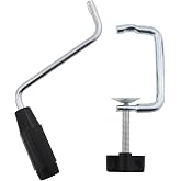 CChiai 1 Set Pasta Maker Handle and Clamp Pasta Maker Machine Accessories Joystick Bracket Clamp Black