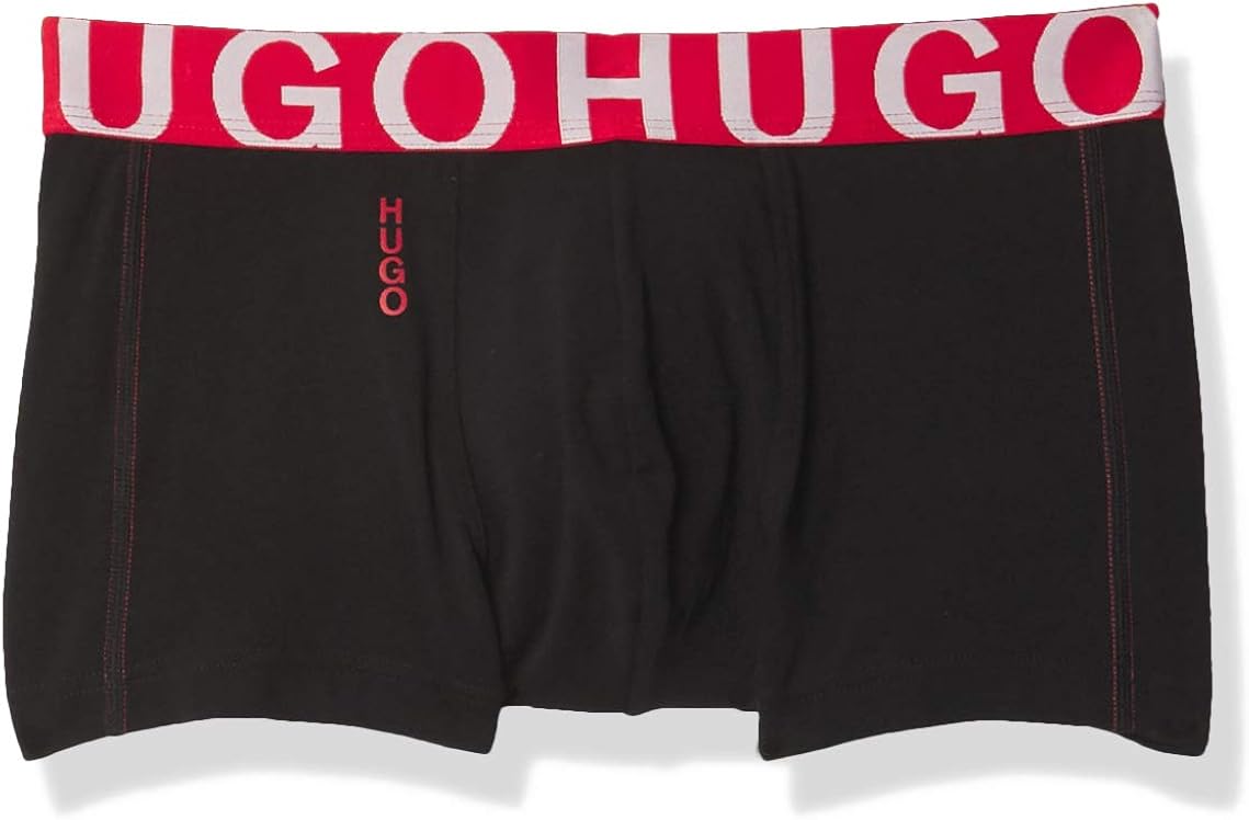 HUGO BOSS Herren Dolphin Badehose – Klassisches Logo-Design, Schnell Trocknend, Elastischer Bund