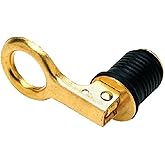 Seachoice Snap-Lock Drain Plug, Brass