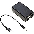 UCTRONICS USB-C PoE Splitter Gigabit, PoE to USB-C 5V/4A Power Supply for Raspberry Pi 4 and More, 802.3at Power Over Ethernet to USB Type-C Adapter