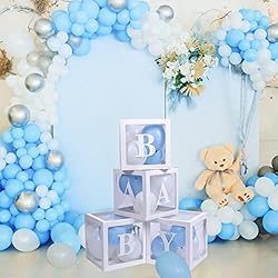 Voircoloria Baby Boxes with 42pcs Letters for Baby