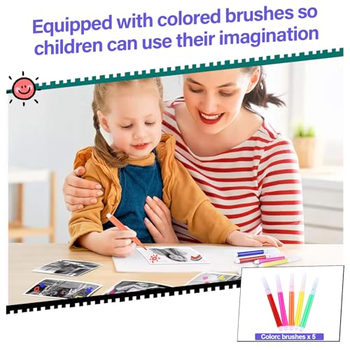 Instant Print Camera for Kids, Fun DIY Printing Camera for Girls Boys, Colored Pens and Printing Paper, Digital Camera with 2.4" Screen, 32GB SD Card, HD 1080P, Holiday Birthday Gifts