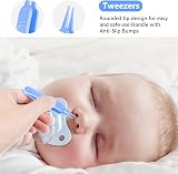 Vicloon 4 in 1 Baby Nail Kit Scissors Clippers Nail File Tweezers Portable Case view 5
