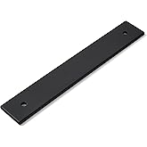 khtumeware 5 Pack 6" Square Backplate 5" 128mm Center-Center, Matte Black Backplate for Pulls
