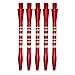 L.E.D STEP 5 Sets 50mm 25pcs Aluminum Medium Darts Shafts Dart Stem Throwing Fitting with O'ring 25pcs+25 O'rings