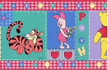 Disney Winnie The Pooh And Friends Wallpaper Border Imperial Piglet Eeyore Tigger Amazon Com