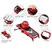 Adjustable Mandoline Slicer - Vegetable Slicer - Food Cutter - Julienne Slicer - Dicer - 3 In 1 by Godmorn - Durable Adjustable Thickness Width Stainless Steel Blade with Clean Brush & Hand Guard