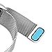 Fitbit Charge 2 Band, Soulen Milanese Loop Stainless Steel Replacement Accessories Magnetic Metal Clasp Large Small Fitbit Charge 2 Wirstband (Silver, Small)