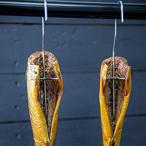 5 Stück Fischhaken, Fleischerhaken, Metzgerhaken, Edelstahlhaken, Räucherhaken, Lebensmittelhaken - zum Kalt- und… – Bild 6