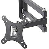 Full Motion Tilt Swivel TV Wall Mount Bracket, Lumsing 10-32 Inch Articulating Arm for Plasma LCD LED Flat Screen VESA 75x75mm 100x100mm up to 33lbs