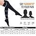 CHARMKING 3 Pairs Thigh High Compression Socks for Women and Men 15-20 mmHg Boost Circulation and All Day Comfort (S/M, Black/Red/Blue)